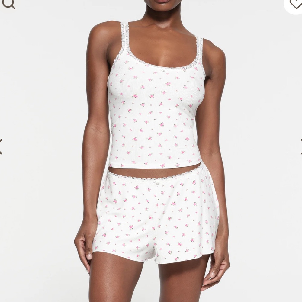SKIMS soft lounge lace tank